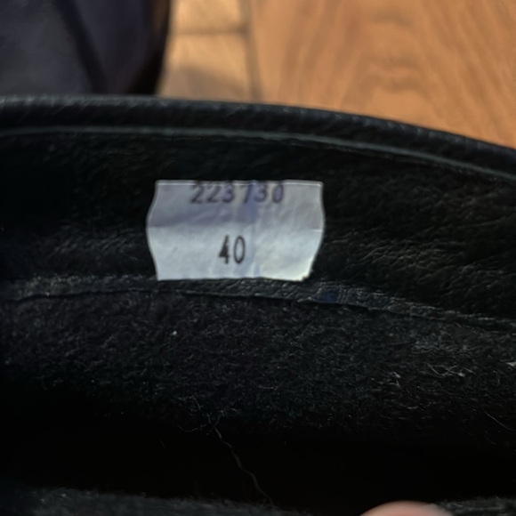 NAOT sky leather suede wedge boots ankle bootie. Gray and black. Size 40. - Picture 5 of 8